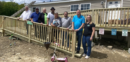 The Impact Project builds handicap ramp for 208th project